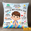 Personalized Gift For Grandson Prayer Pillow 30379 1