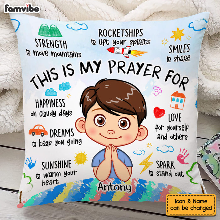 Personalized prayer sale pillow