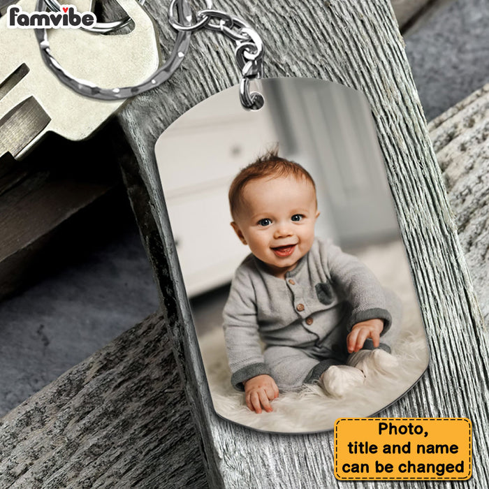 Personalized Message Family I Love You Aluminum Keychain 30382 1
