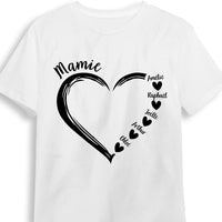 Personalized Gift For Grandma French Hearts Shirt - Hoodie - Sweatshirt 30391 thumb 1