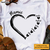 Personalized Gift For Grandma French Hearts Shirt - Hoodie - Sweatshirt 30391 thumb 1