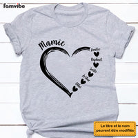 Personalized Gift For Grandma French Hearts Shirt - Hoodie - Sweatshirt 30391 thumb 1