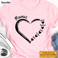 Personalized Gift For Grandma French Hearts Shirt - Hoodie - Sweatshirt 30391 thumb 1