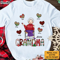 Personalized Gift For Grandma Grandkids Christmas Shirt - Hoodie - Sweatshirt 30398 thumb 1