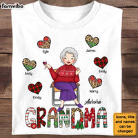 Personalized Gift For Grandma Grandkids Christmas Shirt - Hoodie - Sweatshirt 30398 thumb 1