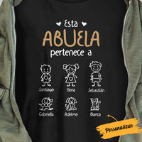 Personalized Abuela Abuelo Spanish Grandma Grandpa Belongs T Shirt AP235 30O57 thumb 1