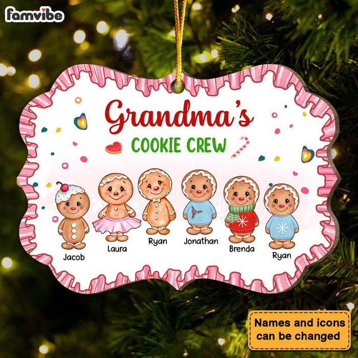 Personalized Gift For Grandma Cookie Crew Benelux Ornament 30400 1