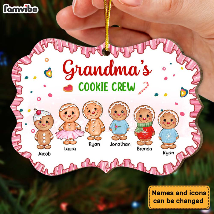 Personalized Gift For Grandma Cookie Crew Benelux Ornament 30400 1