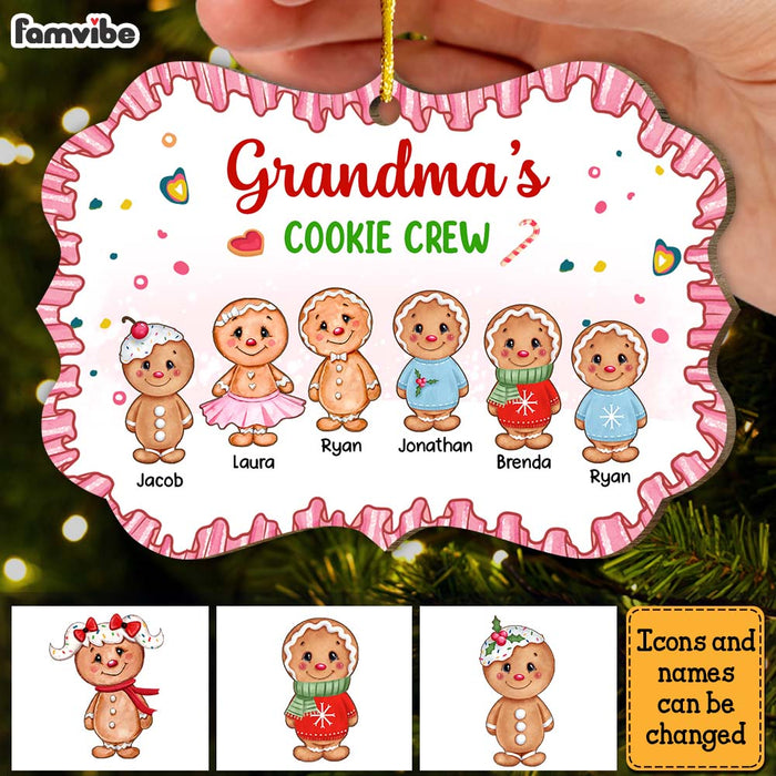 Personalized Gift For Grandma Cookie Crew Benelux Ornament 30400 1