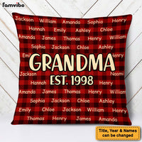 Personalized Gift For Grandma Custom Name Christmas Pillow 30402 thumb 1
