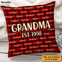 Personalized Gift For Grandma Custom Name Christmas Pillow 30402 thumb 1