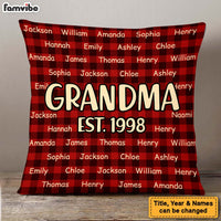 Personalized Gift For Grandma Custom Name Christmas Pillow 30402 thumb 1