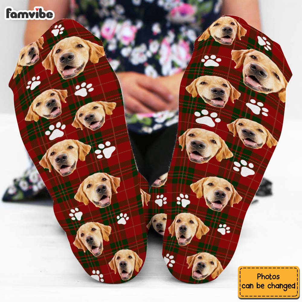 Personalized Gift For Dog Lover Upload Photo Socks 30403 Primary Mockup