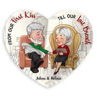 Personalized From Our First Kiss Shaped Pillow 30410 thumb 1