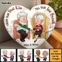 Personalized From Our First Kiss Shaped Pillow 30410 thumb 1