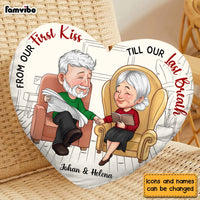 Personalized From Our First Kiss Shaped Pillow 30410 thumb 1