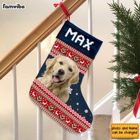 Personalized Gift For Dog Lover Upload Photo Stocking 30412 thumb 1