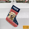 Personalized Gift For Dog Lover Upload Photo Stocking 30412 1