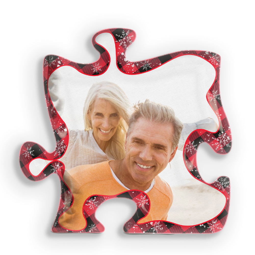Personalized Couple You Are My Missing Piece Shaped Pillow 30417 Primary Mockup