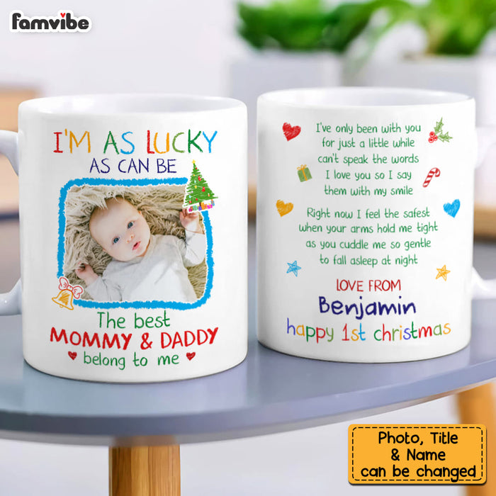 Personalized Baby First Christmas Photo Mug 30423 1