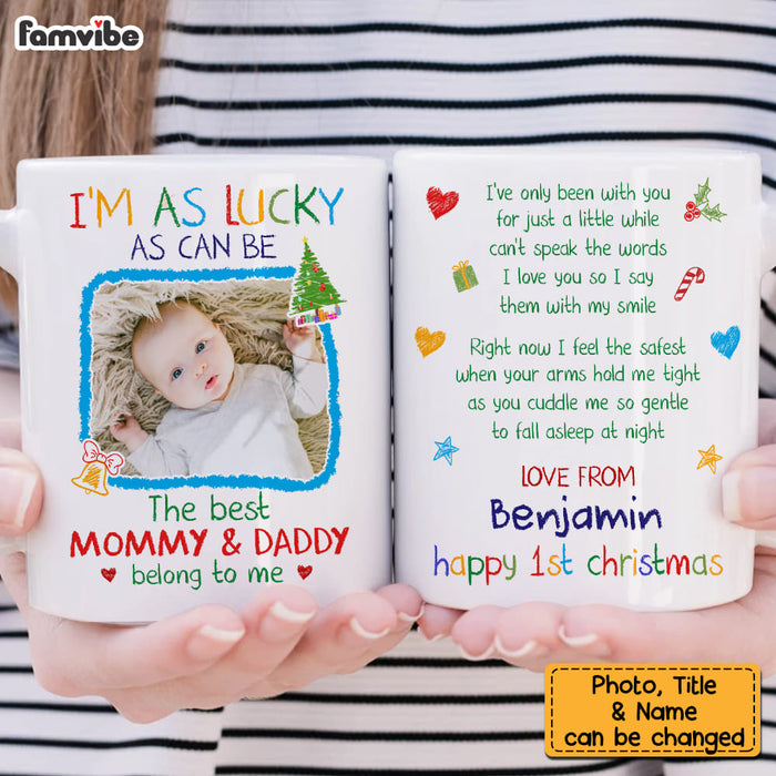Personalized Baby First Christmas Photo Mug 30423 1