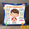 Personalized Gift For Grandson Night Prayer Pillow 30439 1