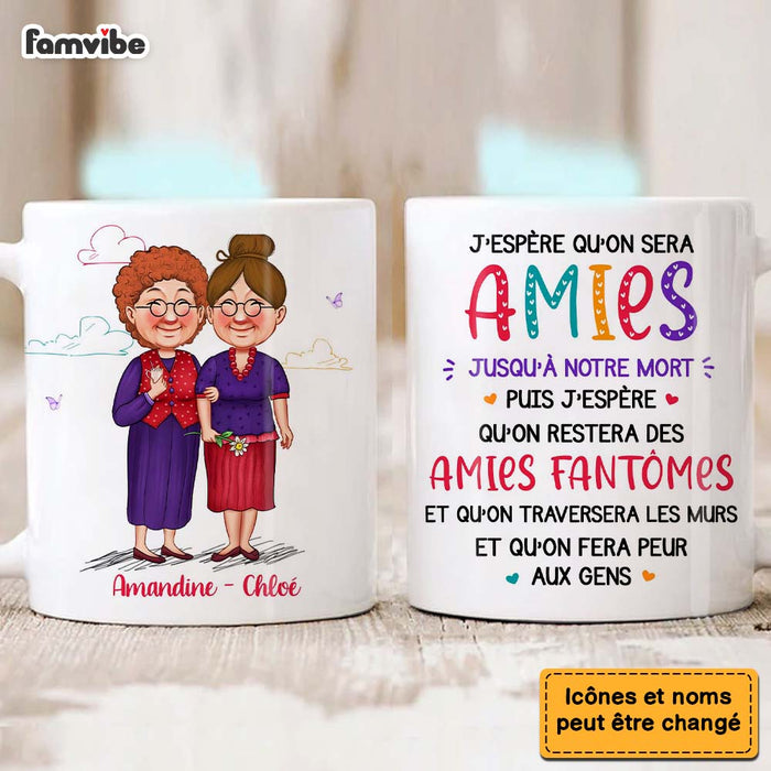 Personalized Gift For Friends J'espère Qu'on Sera Amies Mug 30455 1