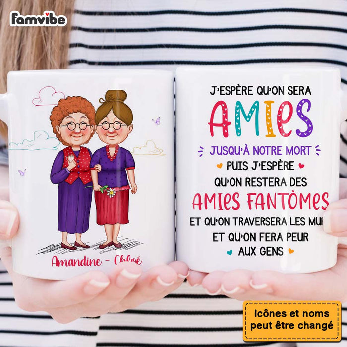 Personalized Gift For Friends J'espère Qu'on Sera Amies Mug 30455 1