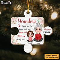 Personalized Christmas Gift For Grandma Piece Of My Life Ornament 30459 thumb 1