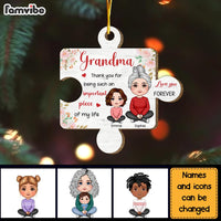 Personalized Christmas Gift For Grandma Piece Of My Life Ornament 30459 thumb 1