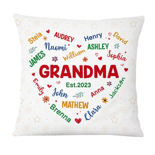 Personalized Gift For Grandma Custom Name Pillow 30460 Primary Mockup