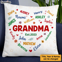 Personalized Gift For Grandma Custom Name Pillow 30460 thumb 1