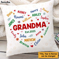 Personalized Gift For Grandma Custom Name Pillow 30460 thumb 1
