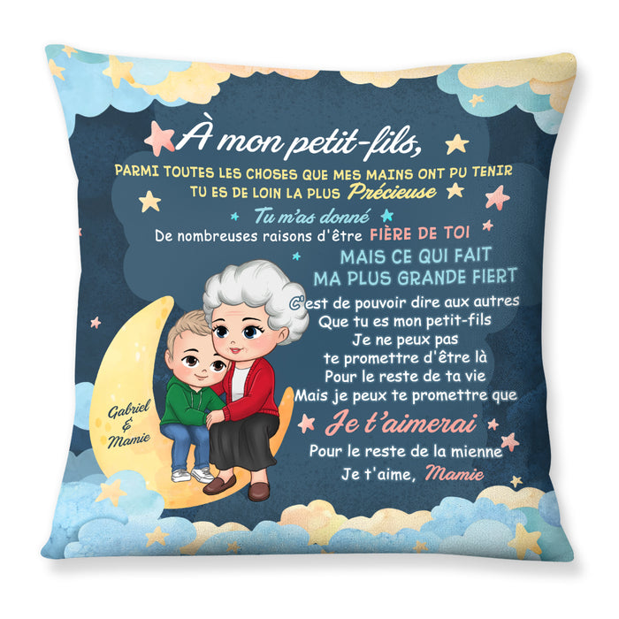 Personalized Gift For Grandson Granddaughter French Pillow 30463 1