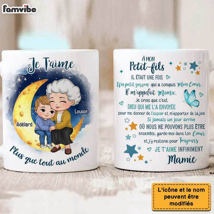 Personalized Gift For Grandson French Mug 30466 1