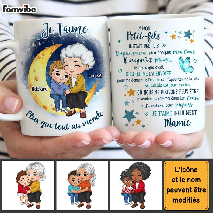 Personalized Gift For Grandson French Mug 30466 1