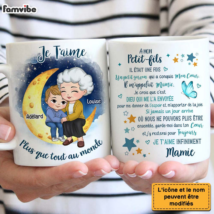 Personalized Gift For Grandson French Mug 30466 1