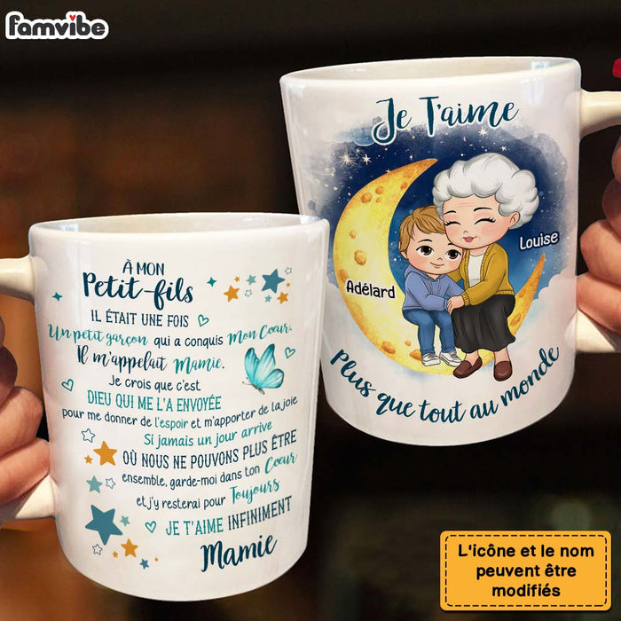 Personalized Gift For Grandson French Mug 30466 1
