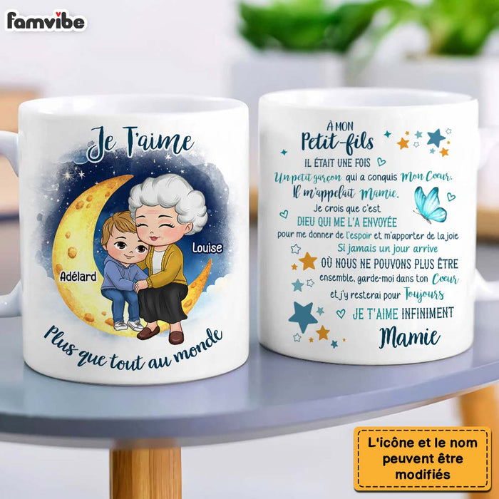 Personalized Gift For Grandson French Mug 30466 1