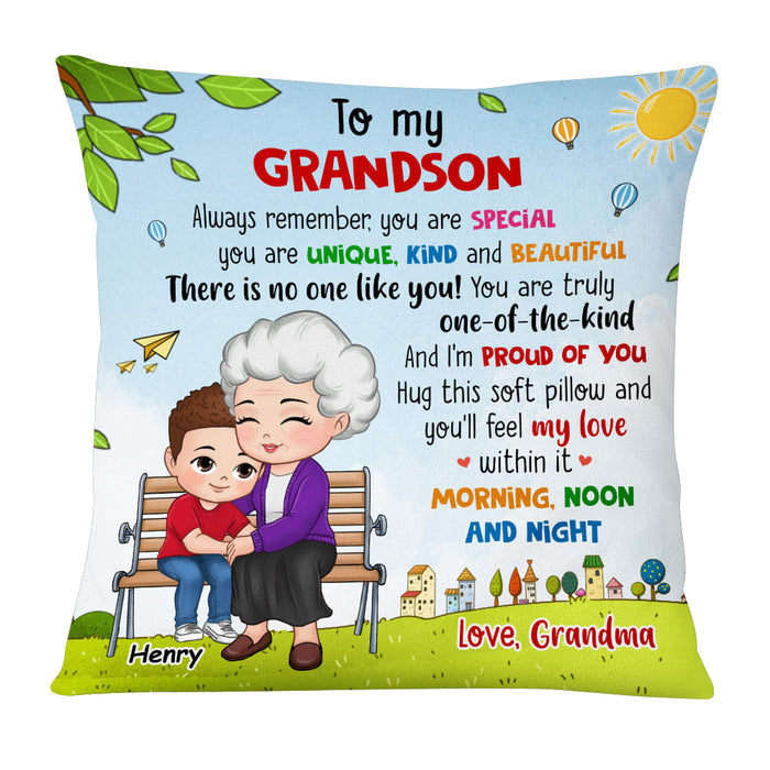 Personalized Gift For Grandson You Are Pillow 30477 1