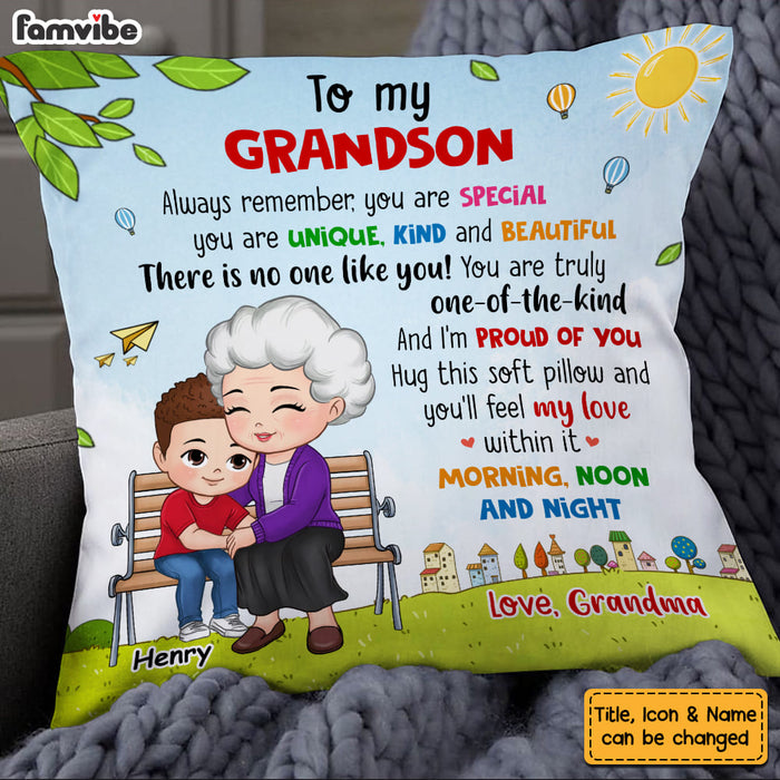 Personalized Gift For Grandson You Are Pillow 30477 1
