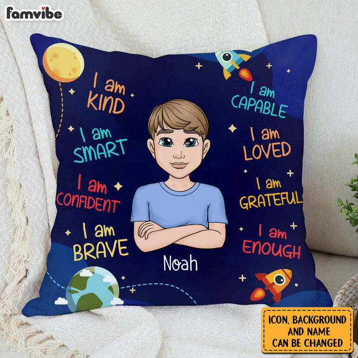 Personalized Gift For Grandson I Am Kind Pillow 30491 1