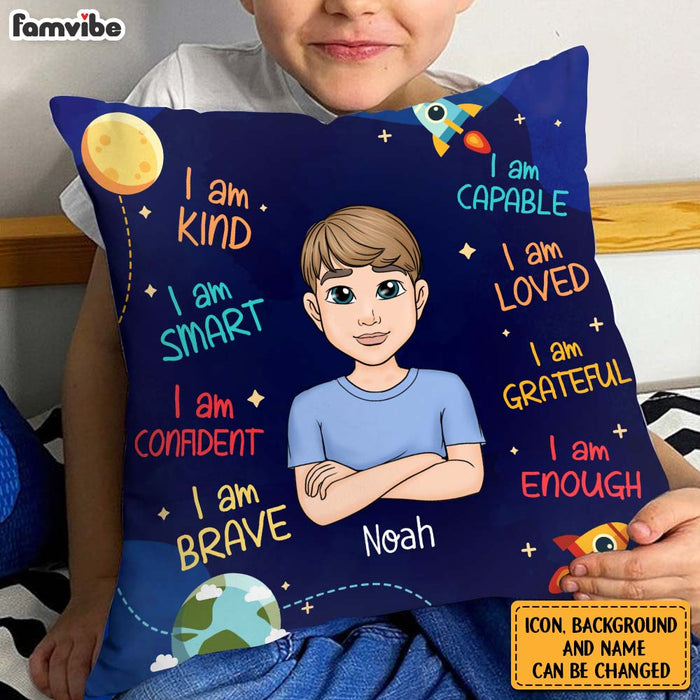 Personalized Gift For Grandson I Am Kind Pillow 30491 1