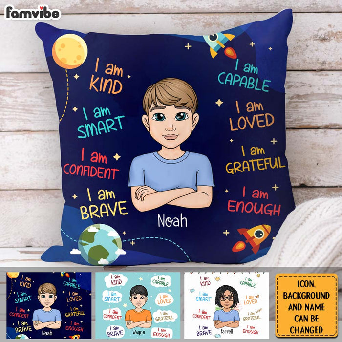 Personalized Gift For Grandson I Am Kind Pillow 30491 1