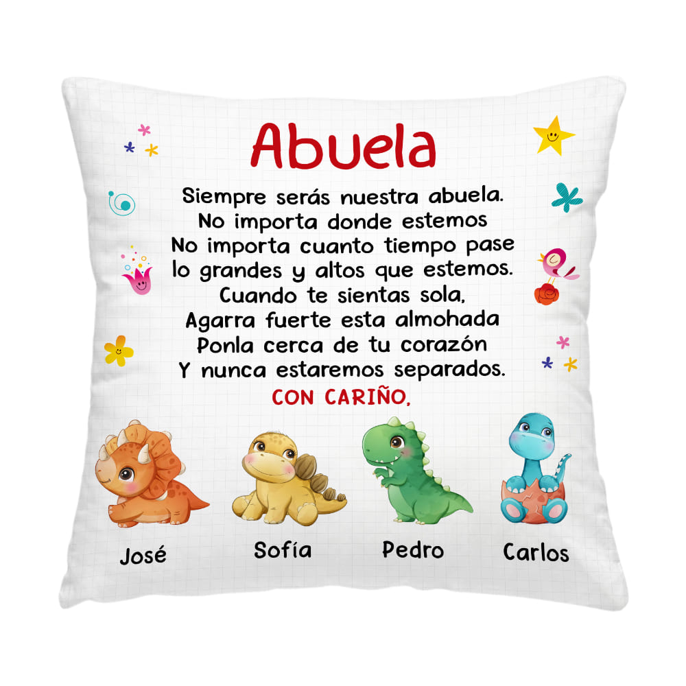 Personalized Gift For Grandma Spanish Pillow 30498 Primary Mockup