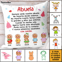 Personalized Gift For Grandma Spanish Pillow 30498 thumb 1