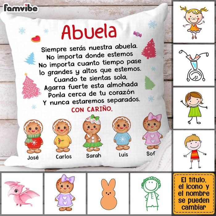 Personalized Gift For Grandma Spanish Pillow 30498 1