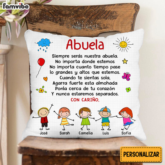 Personalized Gift For Grandma Spanish Pillow 30498 1