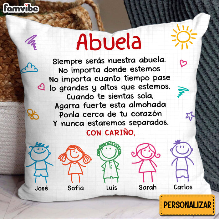Personalized Gift For Grandma Spanish Pillow 30498 1