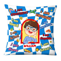 Personalized Gift For Grandson  Affirmation Pillow 30501 thumb 1